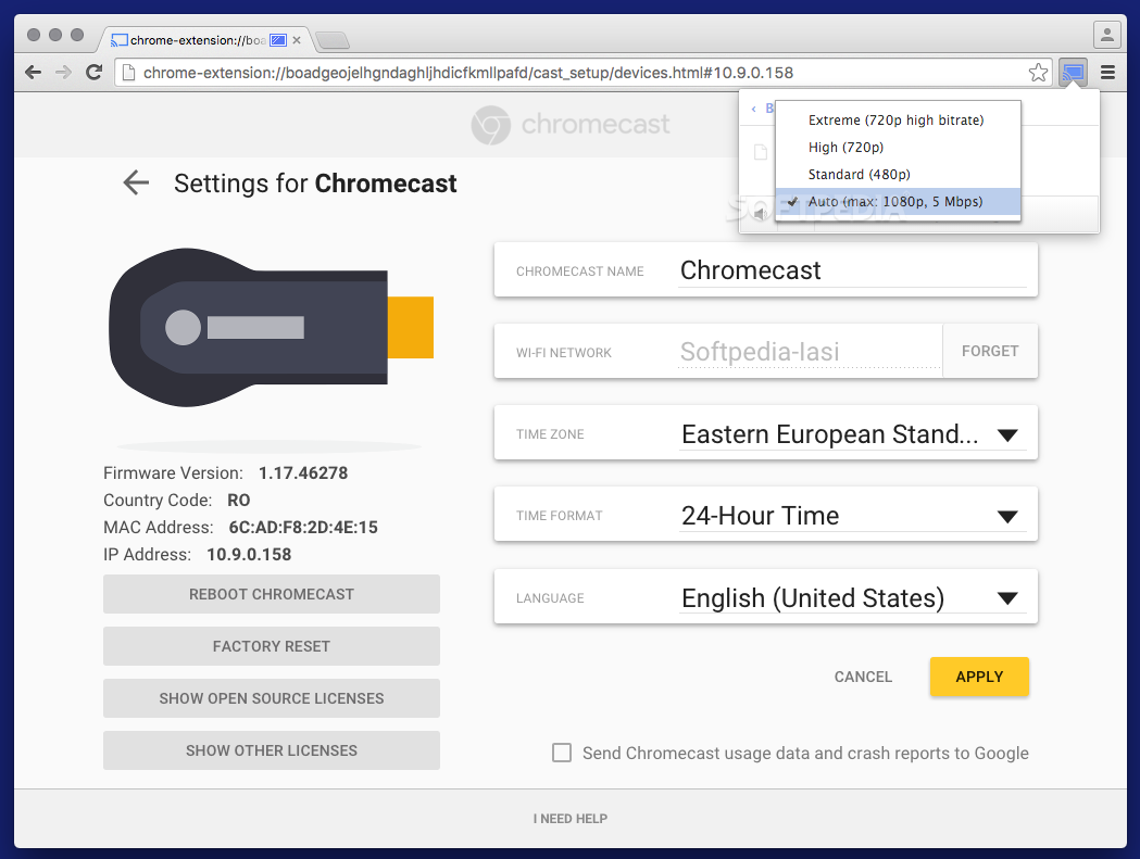 Chromecast For Mac Setup